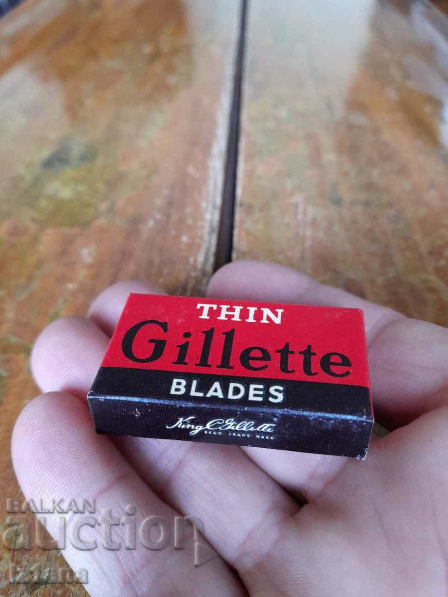 Old Gillette Thin razor blades with price 37.00 BGN | € 18.92 Old Gillette Thin razor blades with price 37.00 BGN | € 18.92