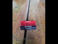 Old Gillette Thin razor blades