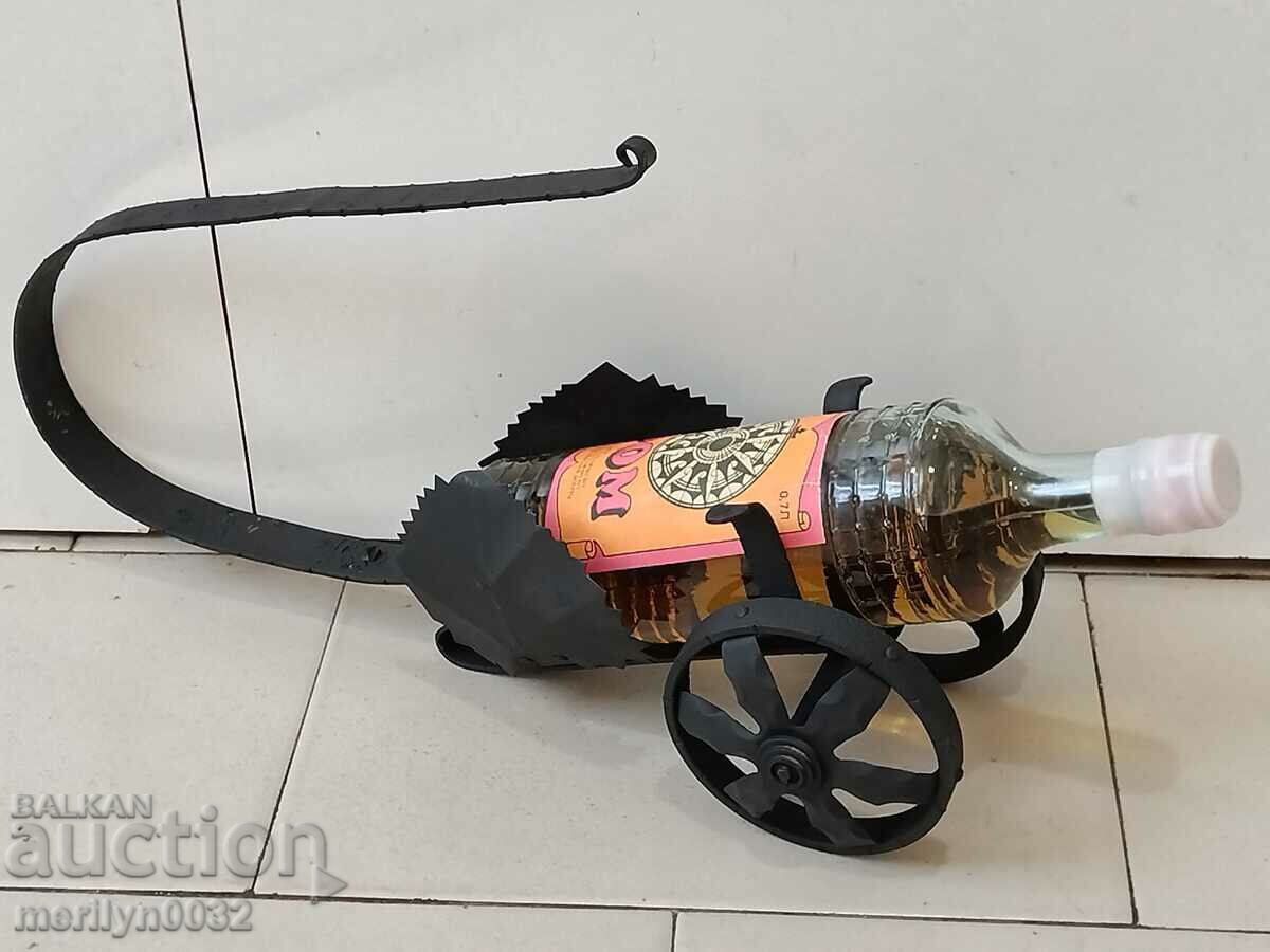 Wrought iron fantasy metal wine rack - 6 Wrought iron fantasy metal wine rack - 6