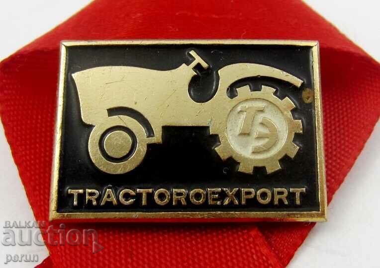 SOVIET TRACTERS-TRACTOREXPORT-SOVIET BADGE