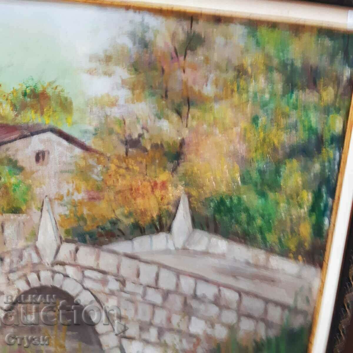 Δημοπρασία Πίνακας "Αγροτικό τοπίο", V. Todorov, λάδι, 70,5 x 56,5 εκ. Δημοπρασία Πίνακας "Αγροτικό τοπίο", V. Todorov, λάδι, 70,5 x 56,5 εκ.