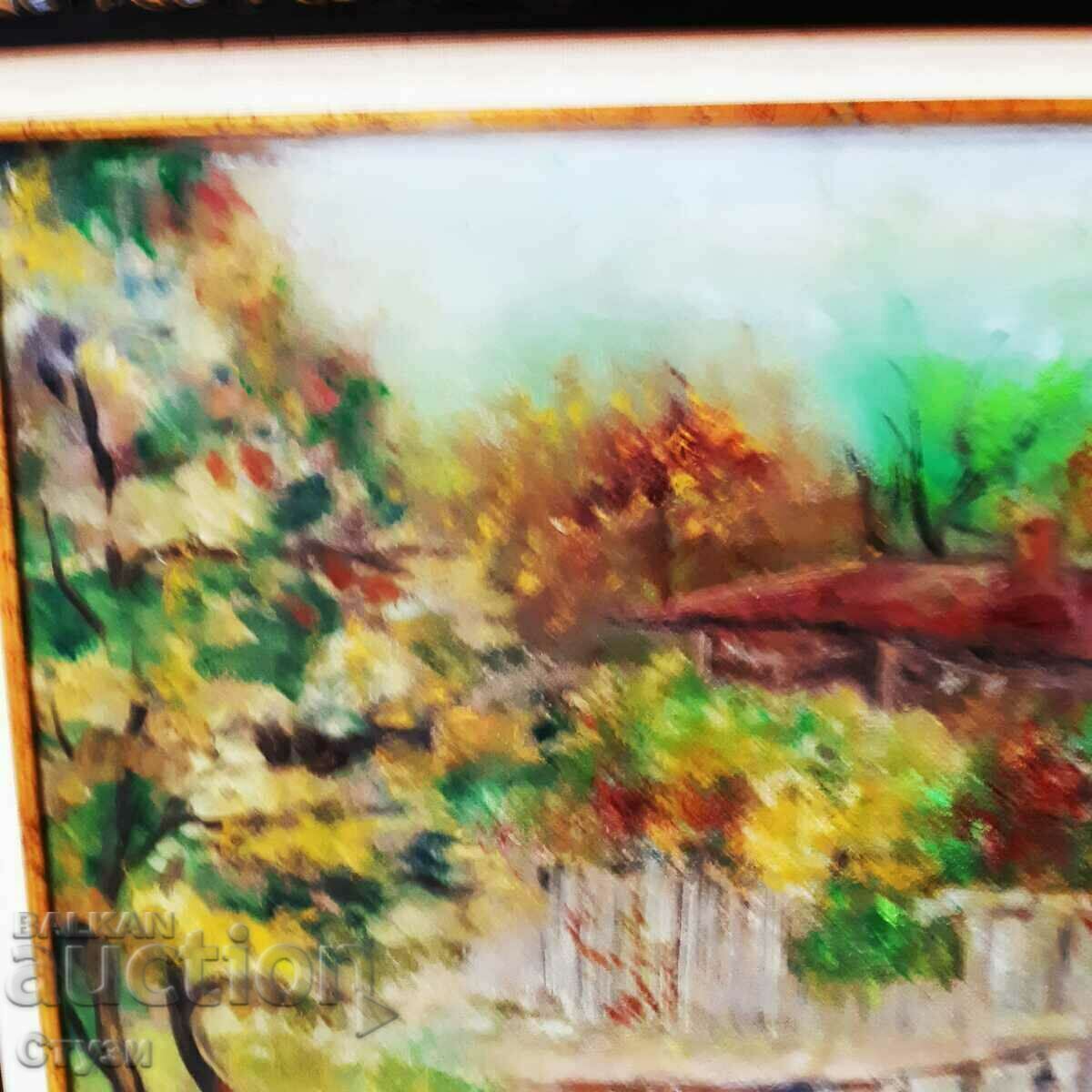 Παράδοση Πίνακας "Αγροτικό τοπίο", V. Todorov, λάδι, 70,5 x 56,5 εκ. Παράδοση Πίνακας "Αγροτικό τοπίο", V. Todorov, λάδι, 70,5 x 56,5 εκ.