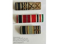 #1 World War I Germ. miniature ribbons for German orders medals