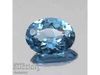 BZC! 1.80 ct natural aquamarine oval cert. GDL from 1 st!