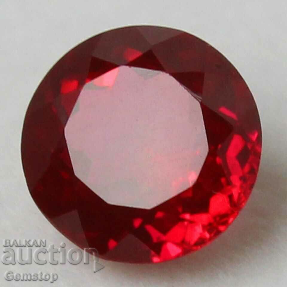 BZC! 3.55 k natural ruby round cert. GDL of 1 st!