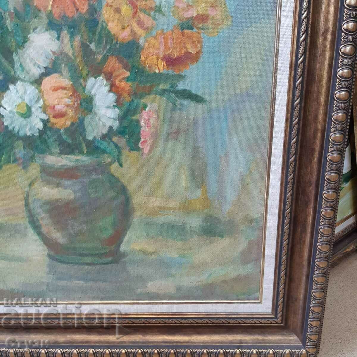 Delivery of Still life - Prof. Boris Dankov (1906-1997), oil, 63x49 cm