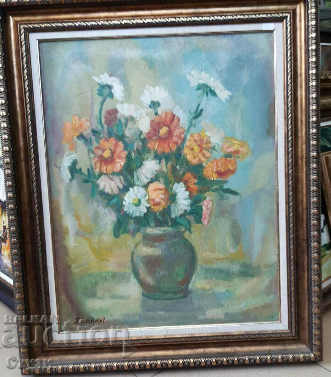 Натюрморт-проф.Борис Данков(1906-1997) ,масло, 63х49 см