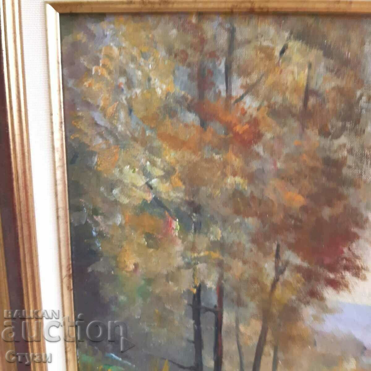 Картина "Пейзаж" , автор С.Иванов ,масло, 40х55 см с цена € 153.39 | 300.00 лв.