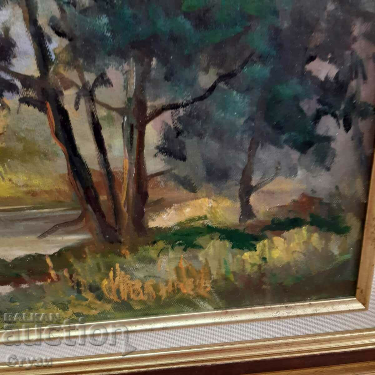 Livrarea Tabloul „Peisaj”, autor S. Ivanov, ulei, 40x55 cm Livrarea Tabloul „Peisaj”, autor S. Ivanov, ulei, 40x55 cm