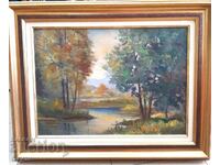 Painting "Landscape", author S. Ivanov, oil, 40x55 cm
