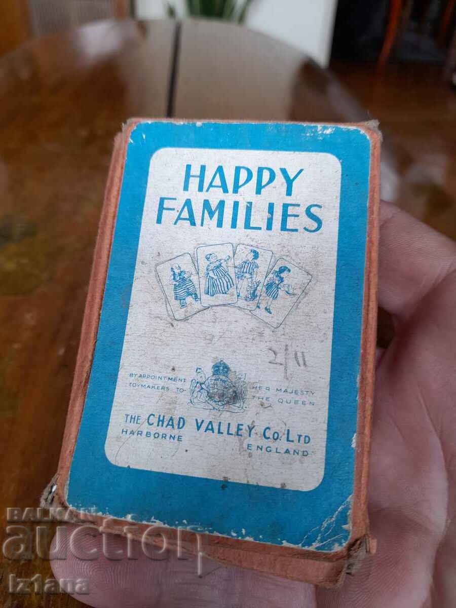Old Happy Families playing cards with price 37.00 BGN | € 18.92 Old Happy Families playing cards with price 37.00 BGN | € 18.92