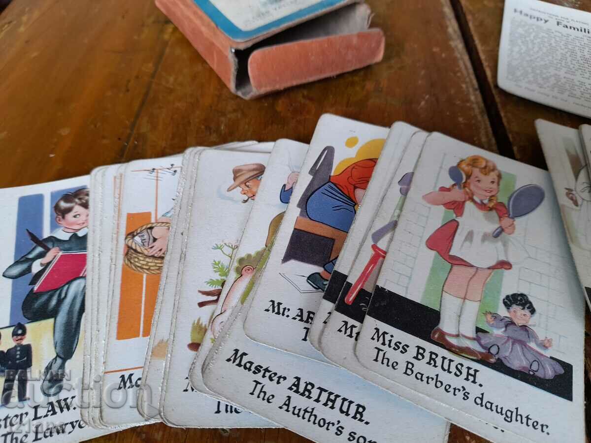 Delivery of Old Happy Families playing cards Delivery of Old Happy Families playing cards