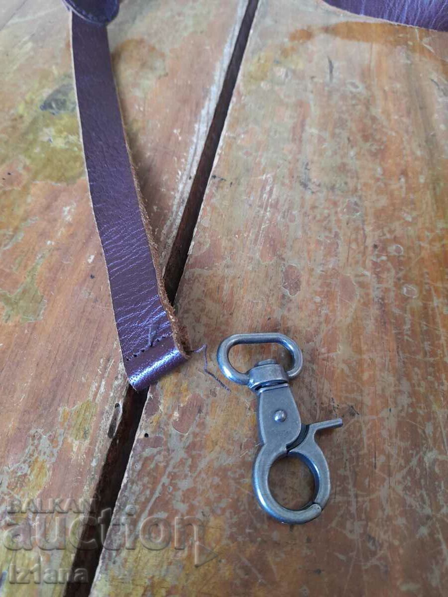 Auction Old leather suspenders, strap Auction Old leather suspenders, strap