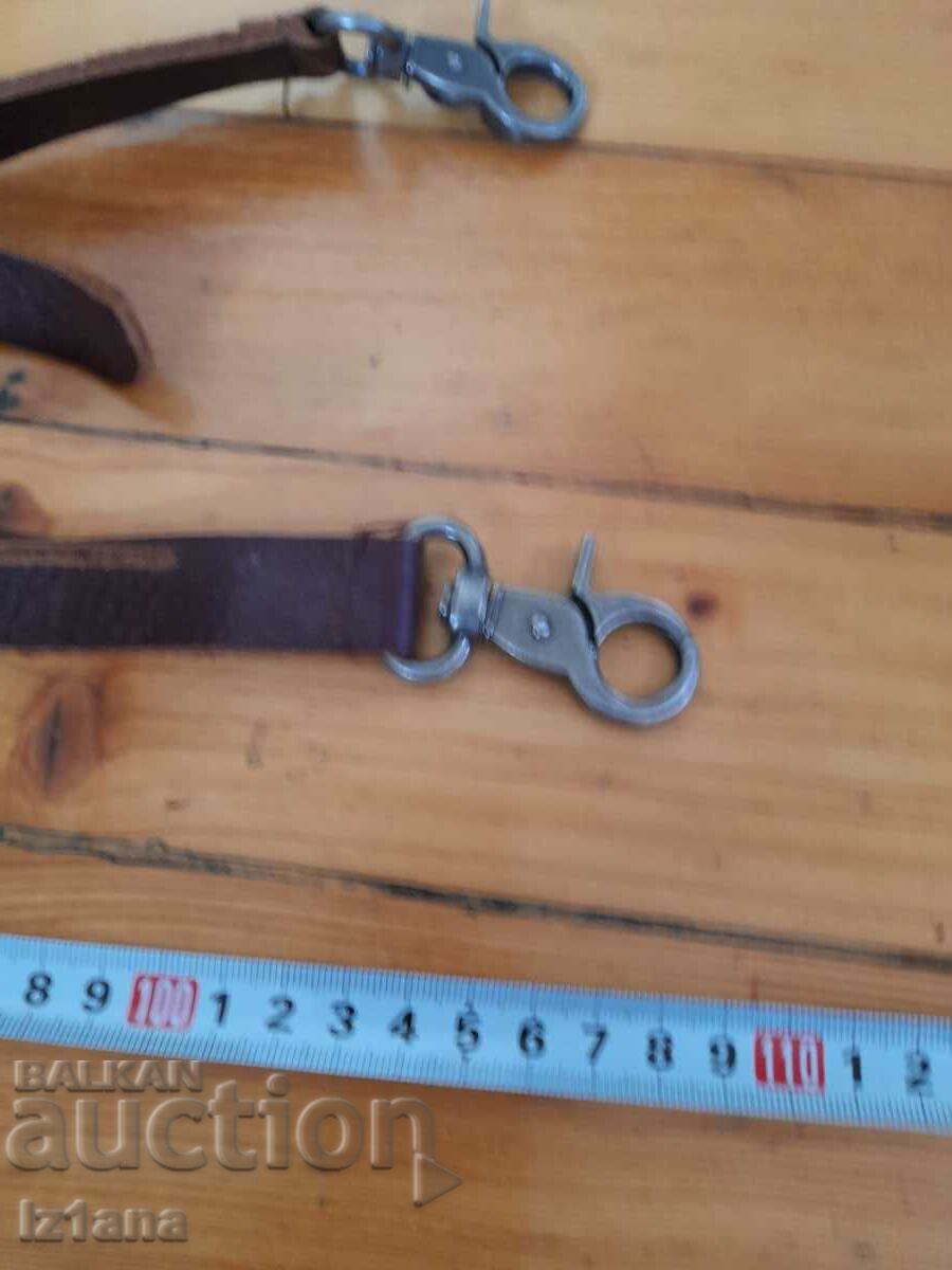Old leather suspenders, strap - 6 Old leather suspenders, strap - 6