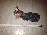 Beautiful figure Peacock France bronze heavy perfect old