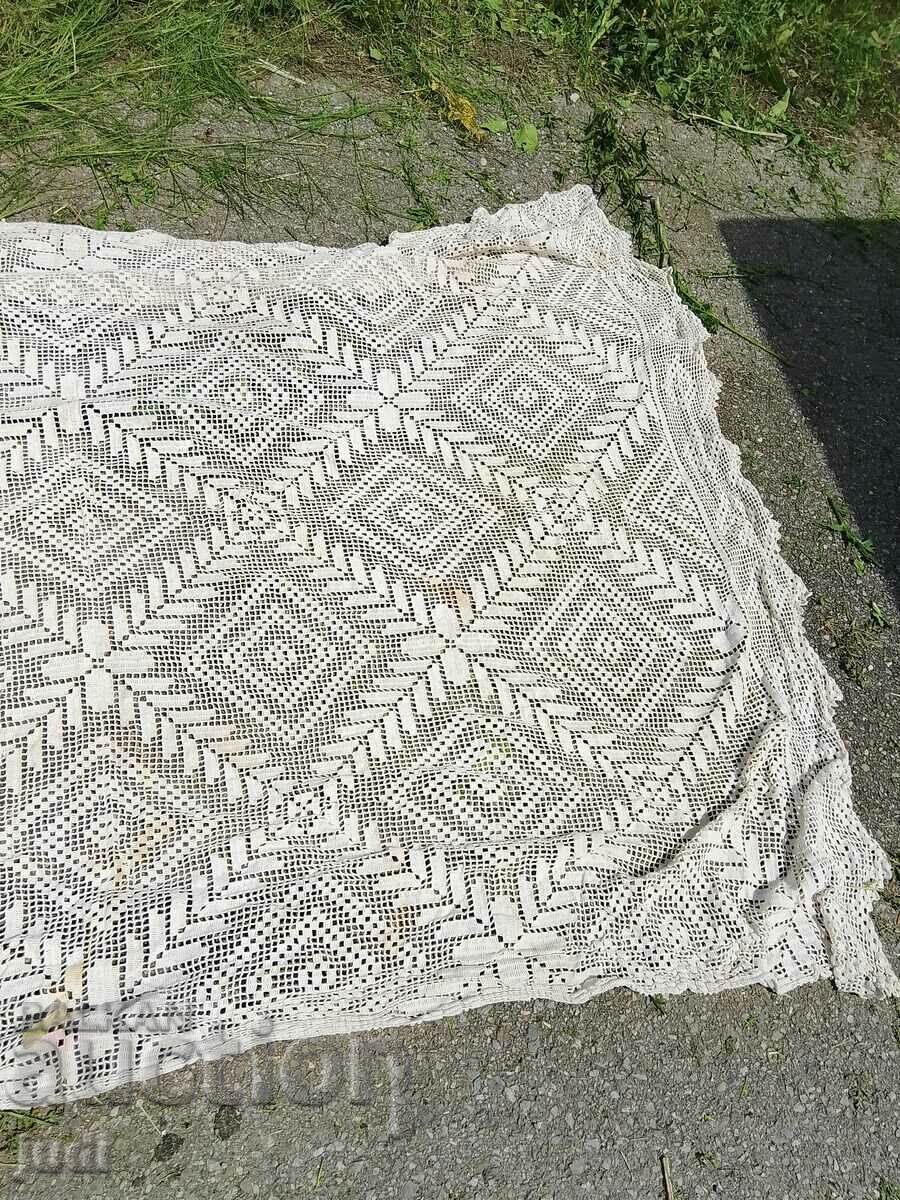 A great woolen knitted cape - 5