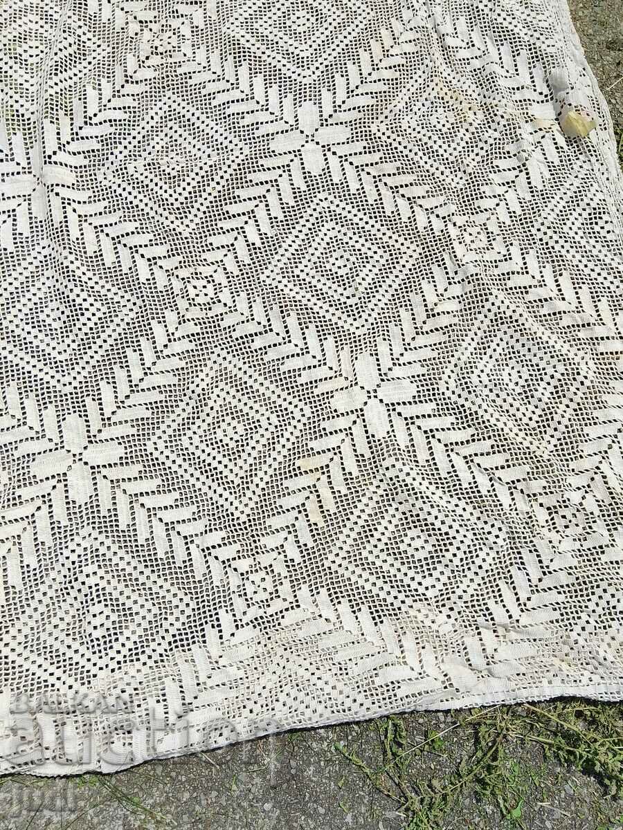 A great woolen knitted cape - 6