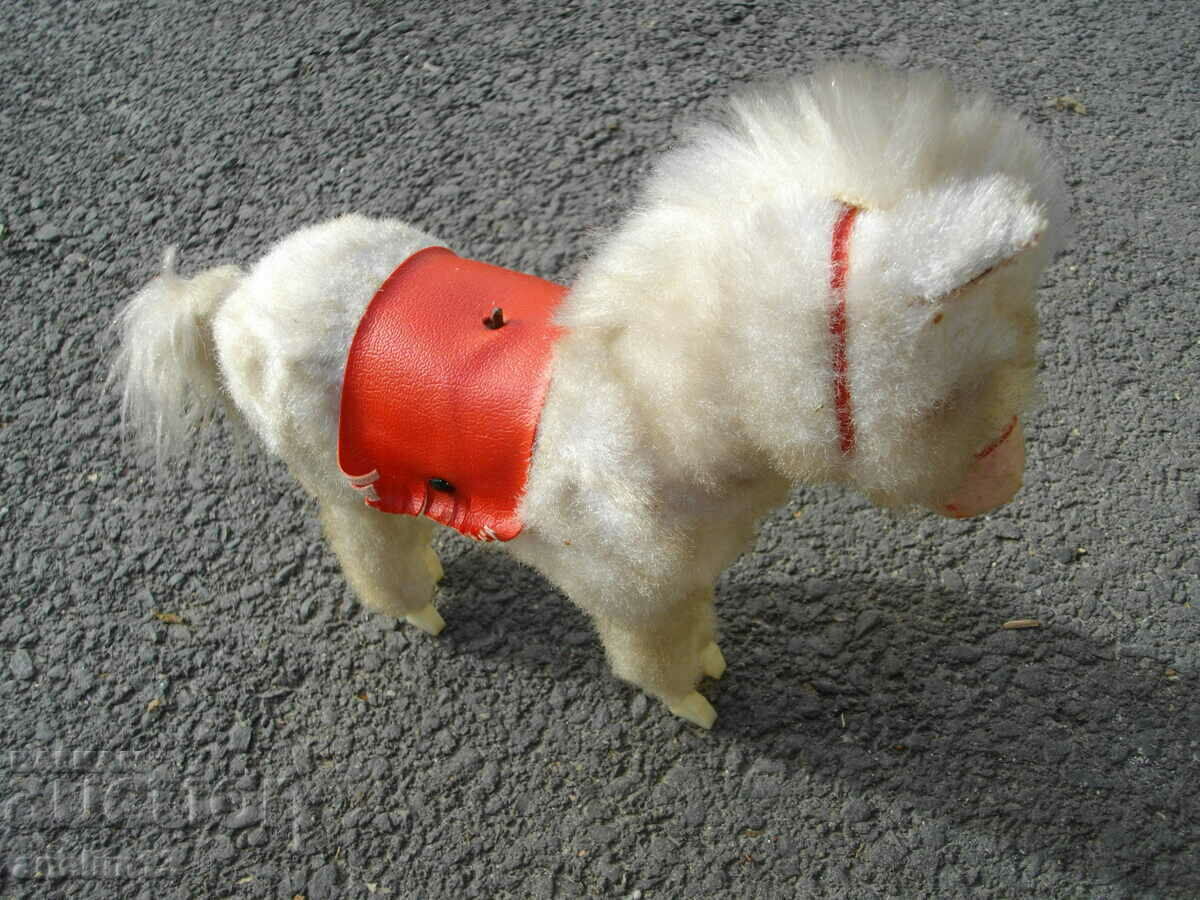 СТАРА МЕХАНИЧНА ПЛЮШЕНА ИГРАЧКА МАГАРЕНЦЕ с цена 25.00 лв. | € 12.78 СТАРА МЕХАНИЧНА ПЛЮШЕНА ИГРАЧКА МАГАРЕНЦЕ с цена 25.00 лв. | € 12.78