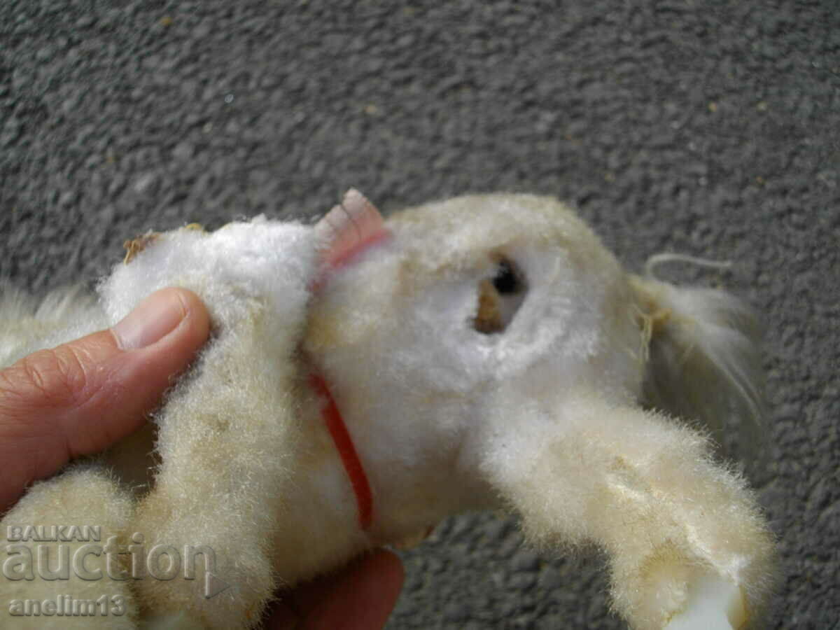 СТАРА МЕХАНИЧНА ПЛЮШЕНА ИГРАЧКА МАГАРЕНЦЕ - 6 СТАРА МЕХАНИЧНА ПЛЮШЕНА ИГРАЧКА МАГАРЕНЦЕ - 6