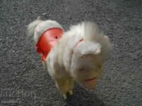 СТАРА МЕХАНИЧНА ПЛЮШЕНА ИГРАЧКА МАГАРЕНЦЕ