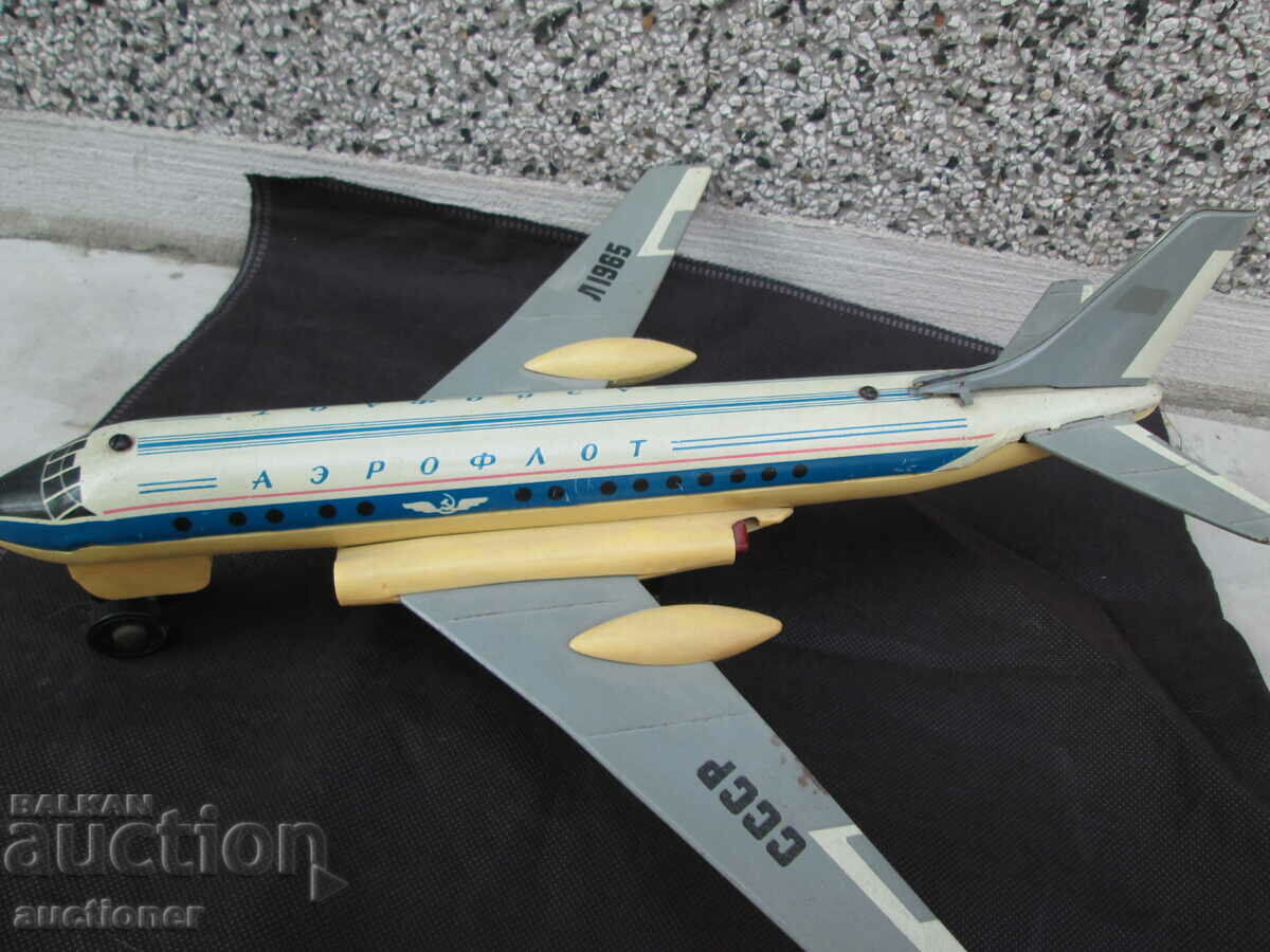 Auction OLD TOY PLANE USSR METAL Auction OLD TOY PLANE USSR METAL