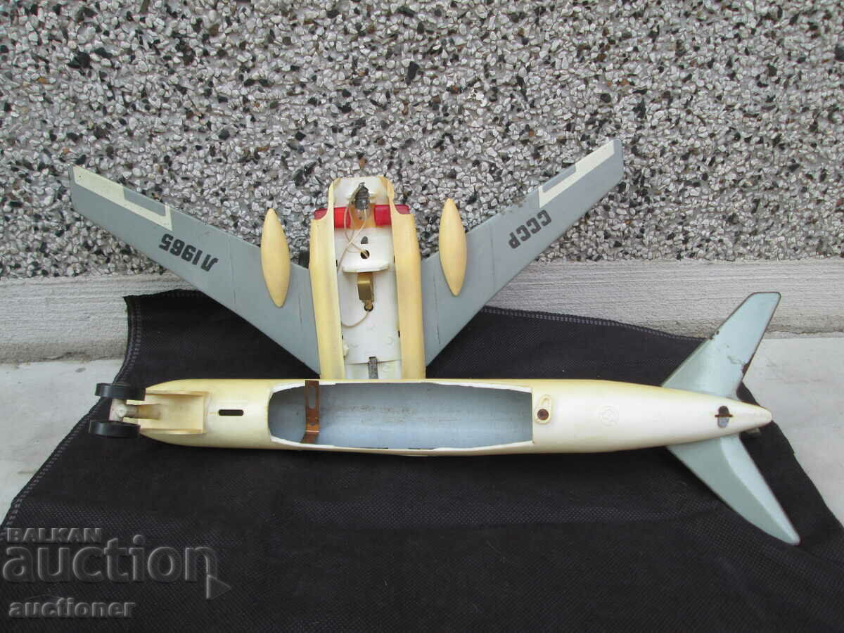 OLD TOY PLANE USSR METAL - 5 OLD TOY PLANE USSR METAL - 5