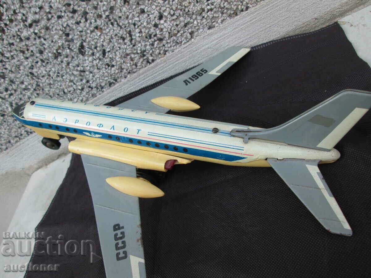 OLD TOY PLANE USSR METAL - 6 OLD TOY PLANE USSR METAL - 6