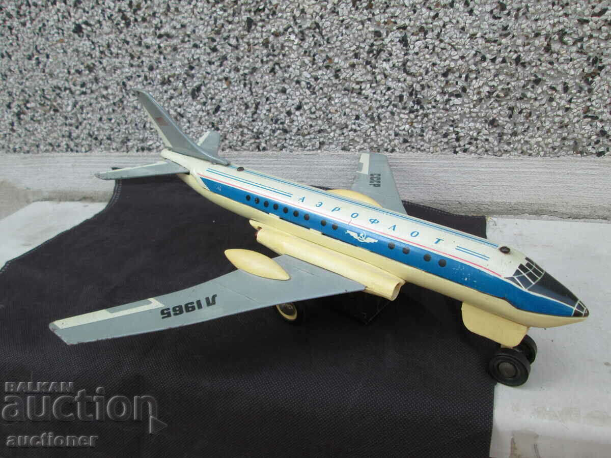 OLD TOY PLANE USSR METAL - 7 OLD TOY PLANE USSR METAL - 7