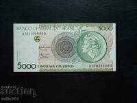 BRAZIL 5000 CRUZEIRO 1990 NEW UNC
