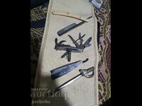 4 τεμάχια μαχαίρια τσέπης, πτυσσόμενα, παλιά, B.Z.C από 1 στ