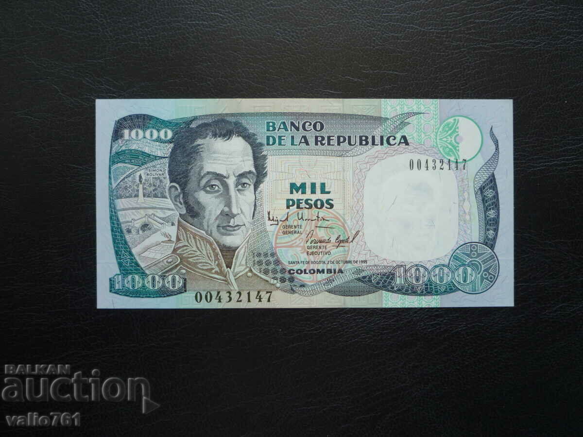 COLOMBIA 1000 PESOS 1995 EXCELENT