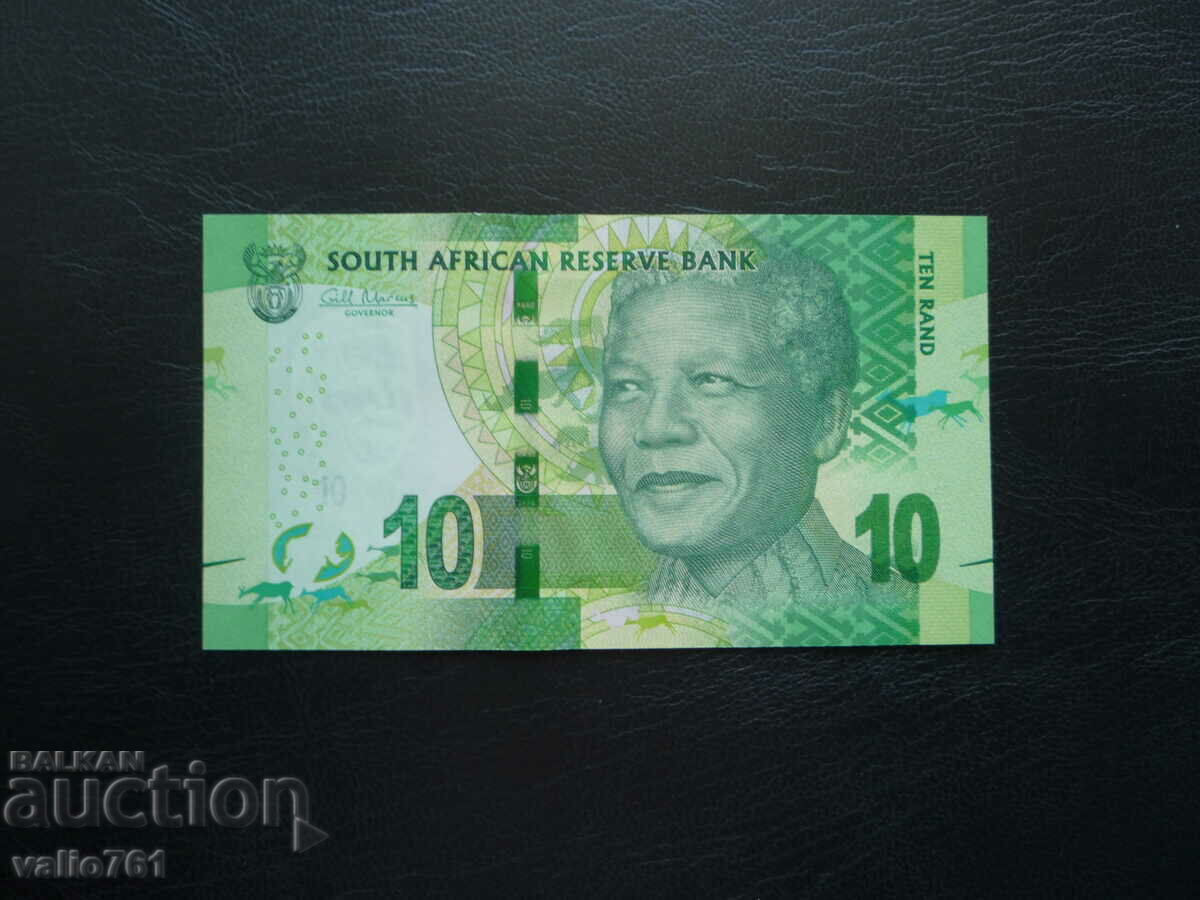 SOUTH AFRICA 10 RAND 2012 NEW UNC