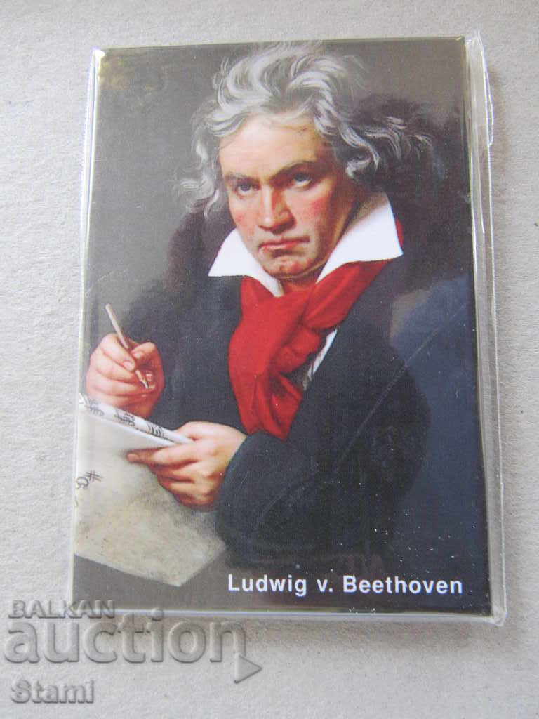 Authentic German Metal Magnet - Beethoven Series-10 with price 12.20 BGN | € 6.24 Authentic German Metal Magnet - Beethoven Series-10 with price 12.20 BGN | € 6.24