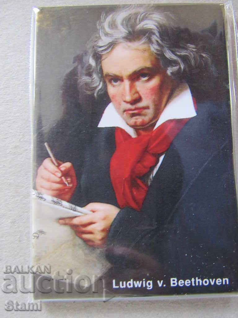 Auction Authentic German Metal Magnet - Beethoven Series-10 Auction Authentic German Metal Magnet - Beethoven Series-10