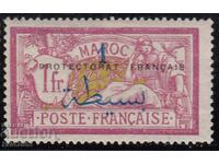 Френска поща Мароко-1914-Надп.Протекторат в/уАлегория,MNH