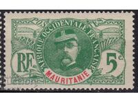 F Mauritanie-1906-Regular-General Faidherbe, MLH