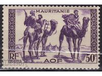 F Mauritanie-1938-Obişnuit-Războinic cu cămilă, MLH