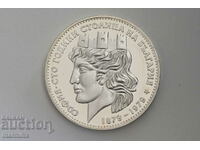 20 leva 1979 year Sofia - the capital Silver Coin 32 gr