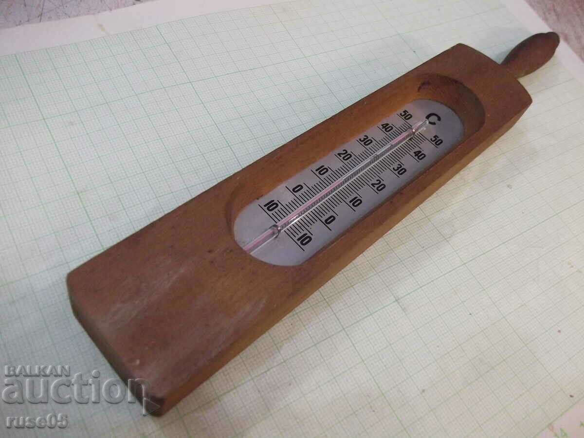 Thermometer in a wooden frame - 6 Thermometer in a wooden frame - 6