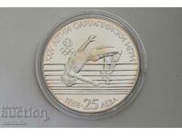 Jocurile Olimpice din 1988 de la Seul Moneda de argint de 25 de leva BZC