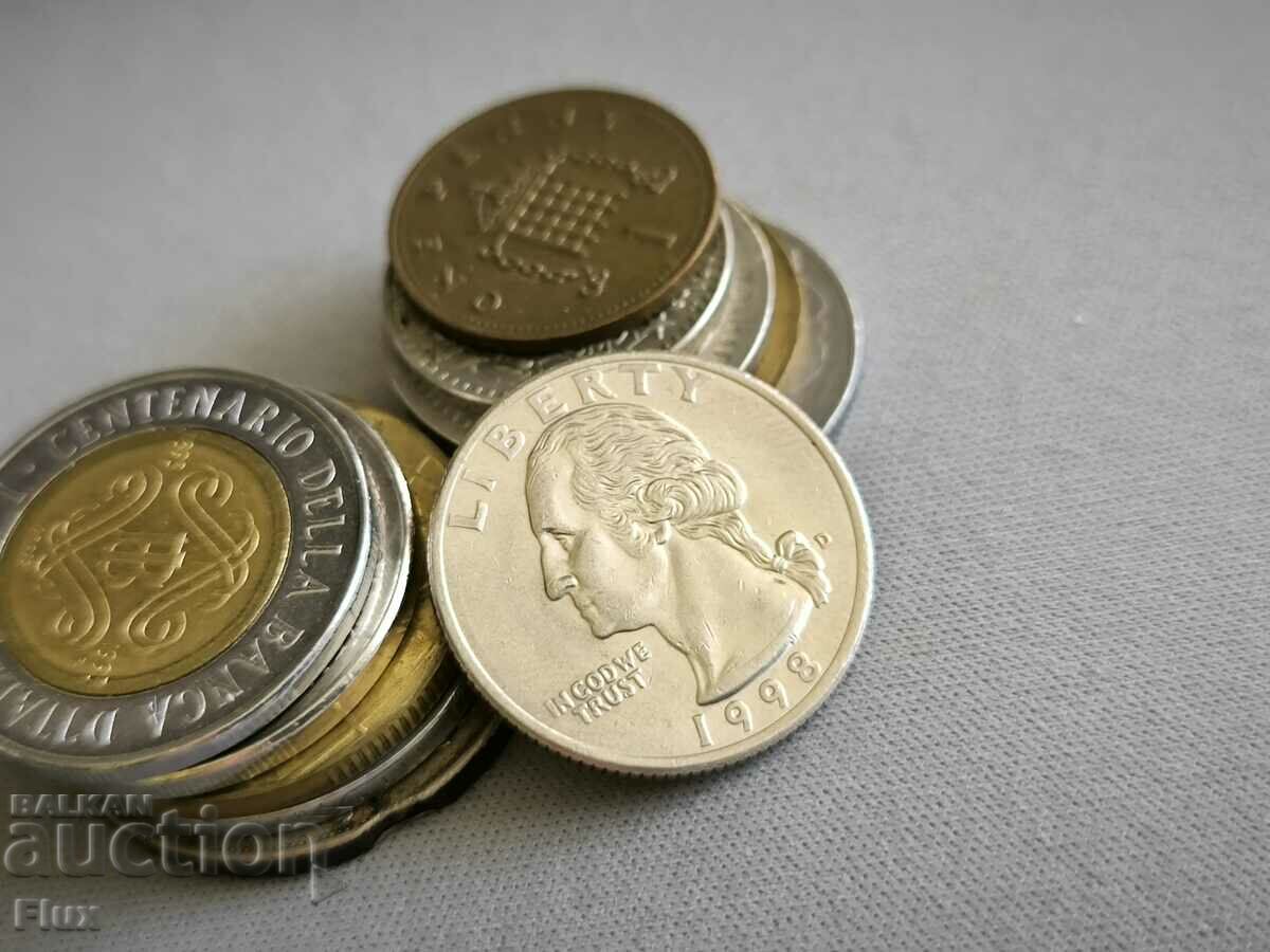 Монета - САЩ - 1/4 (четвърт) долар | 1998г.
