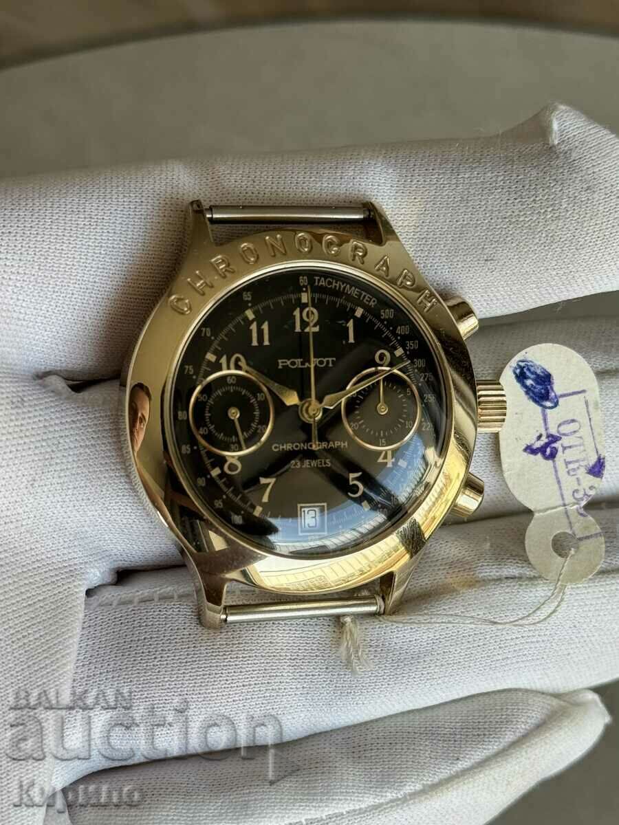 New Soc Watches Chronograph Flight Poljot 3133 Russian USSR