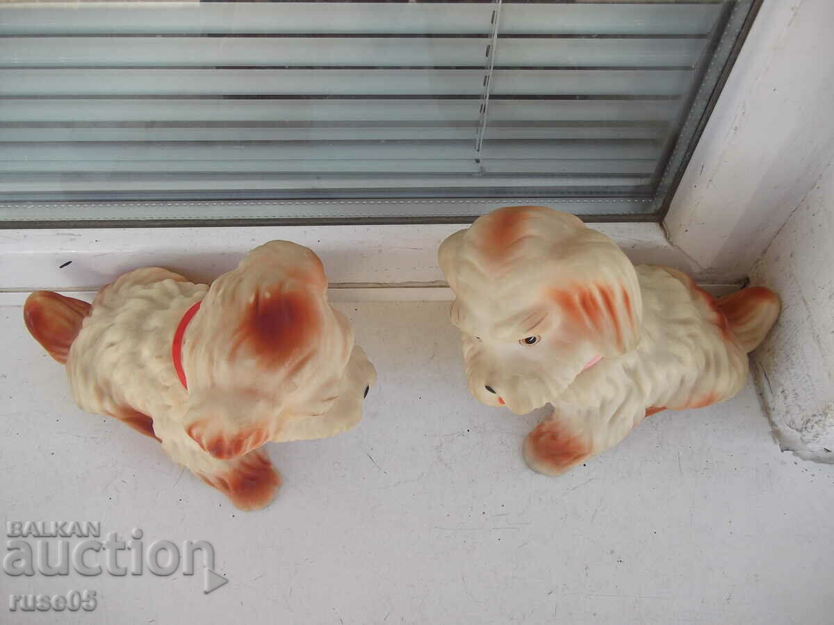 Lot of 2 pcs. rubber whistle puppies with price 5.00 BGN | € 2.56 Lot of 2 pcs. rubber whistle puppies with price 5.00 BGN | € 2.56