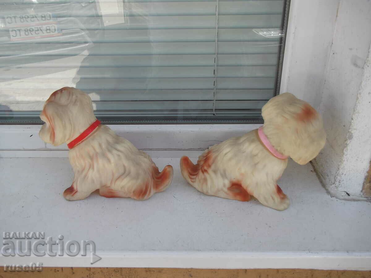 Delivery of Lot of 2 pcs. rubber whistle puppies Delivery of Lot of 2 pcs. rubber whistle puppies