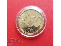 Luxembourg-50 cents 2003-matt-glossy-very rare-circulation 1500 pieces