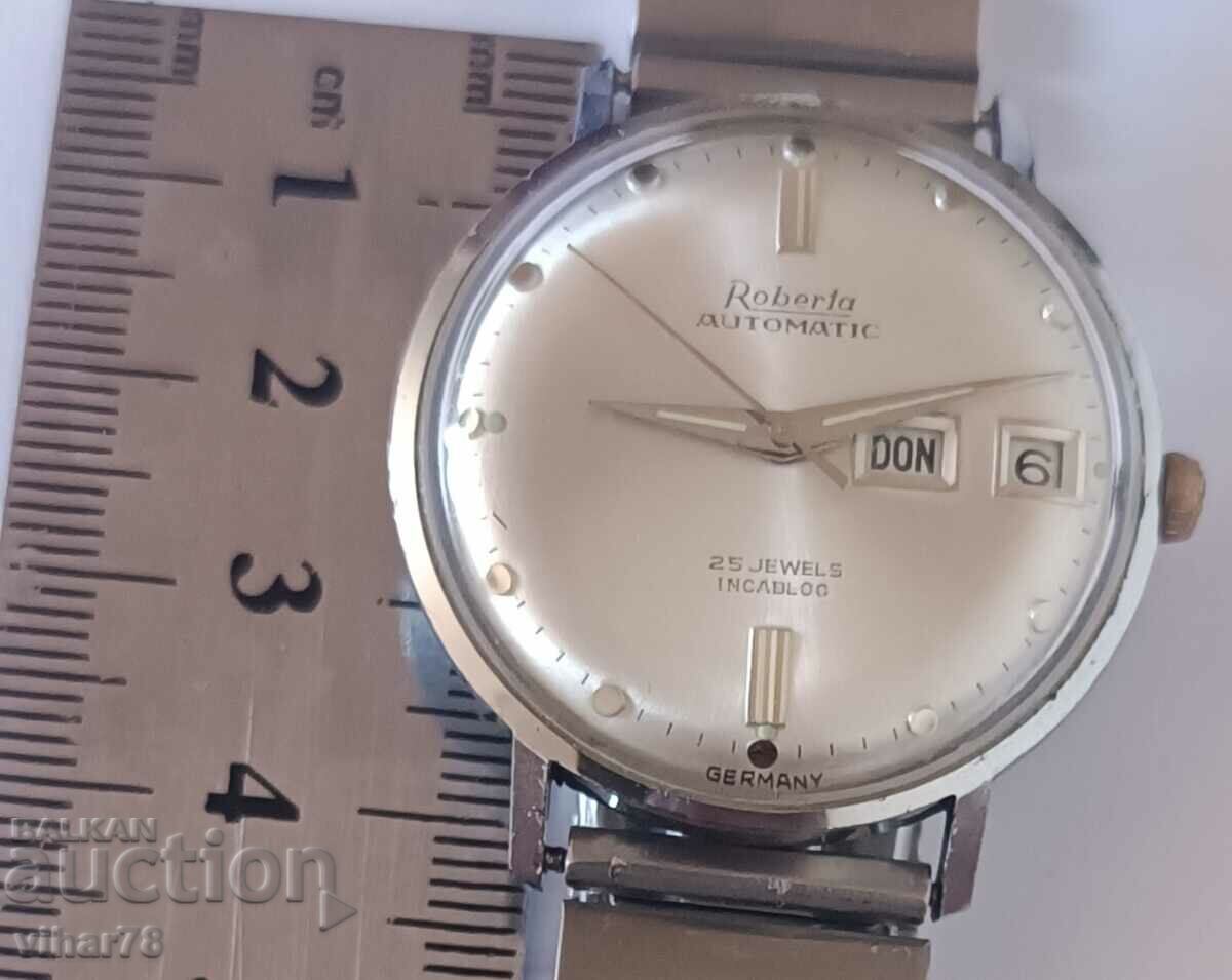 Ανδρικό αυτόματο ρολόι Roberta - 6