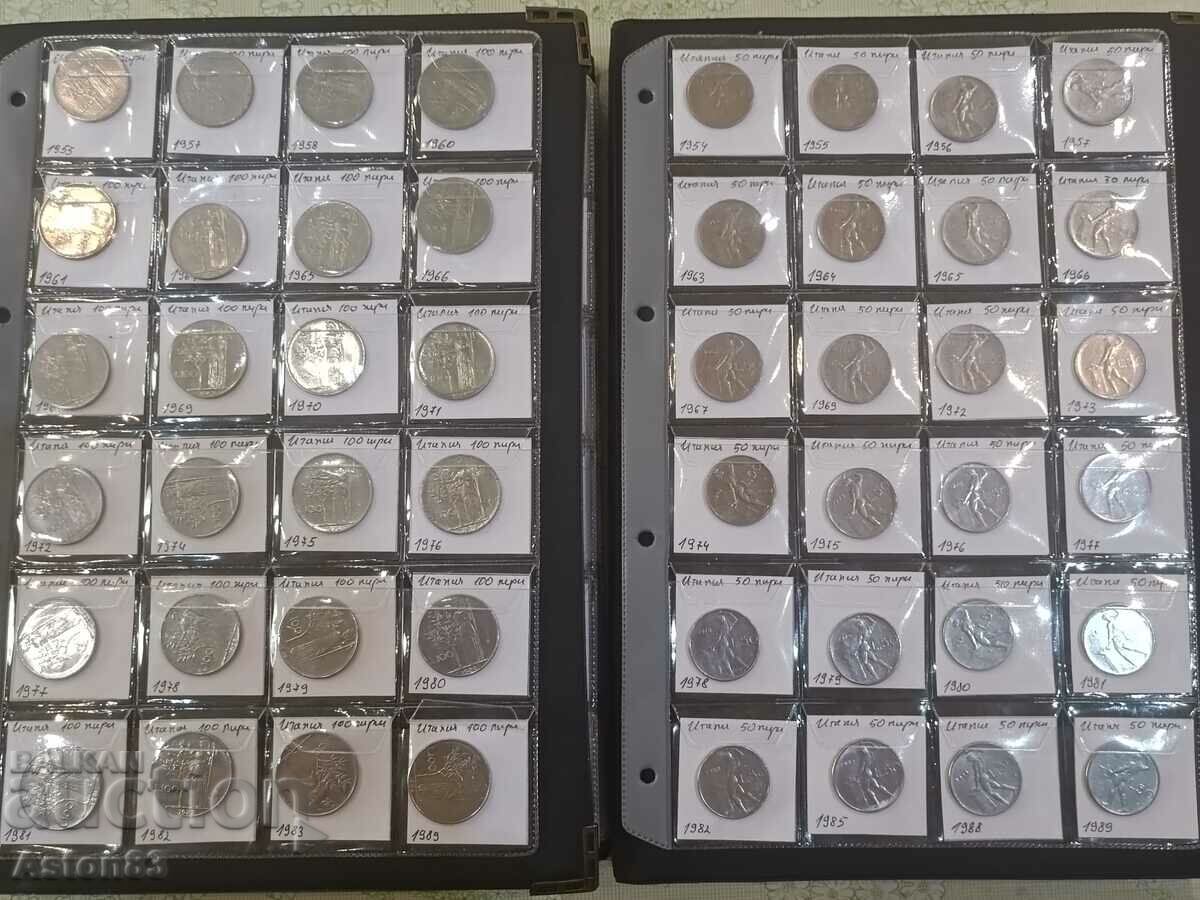 Super colecție de monede italiene