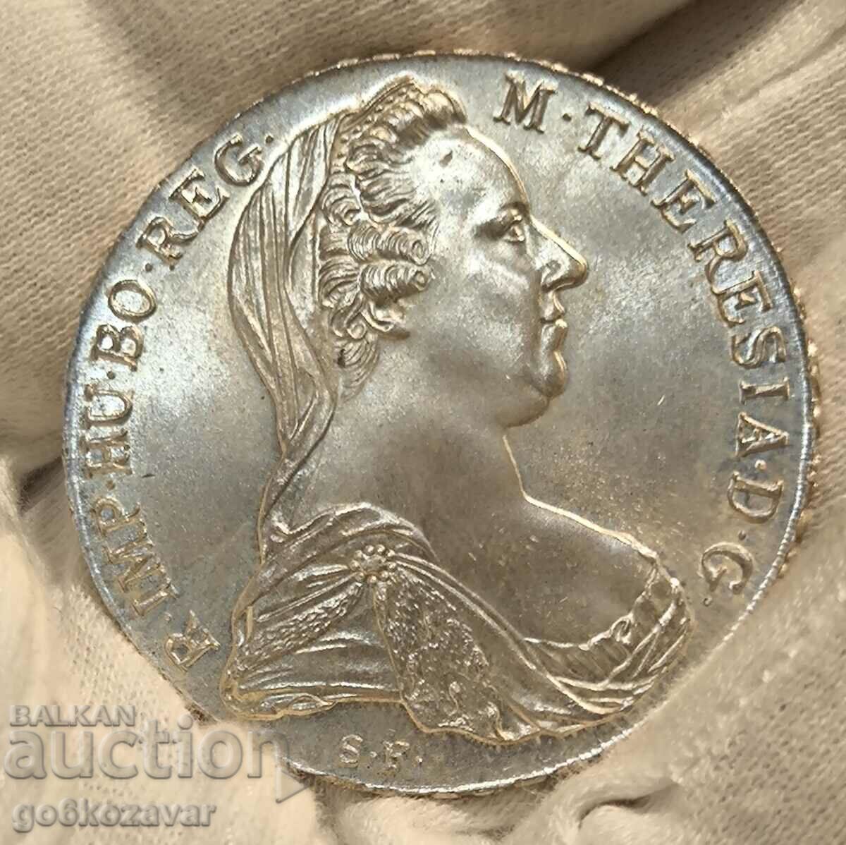 Талер Австрия М.Терезия 1780г Сребро UNC!