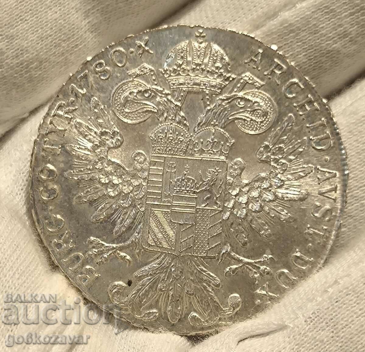 Thaler Austria M. Theresia 1780 Silver UNC! με τιμή € 68.00 | 133.00 BGN Thaler Austria M. Theresia 1780 Silver UNC! με τιμή € 68.00 | 133.00 BGN