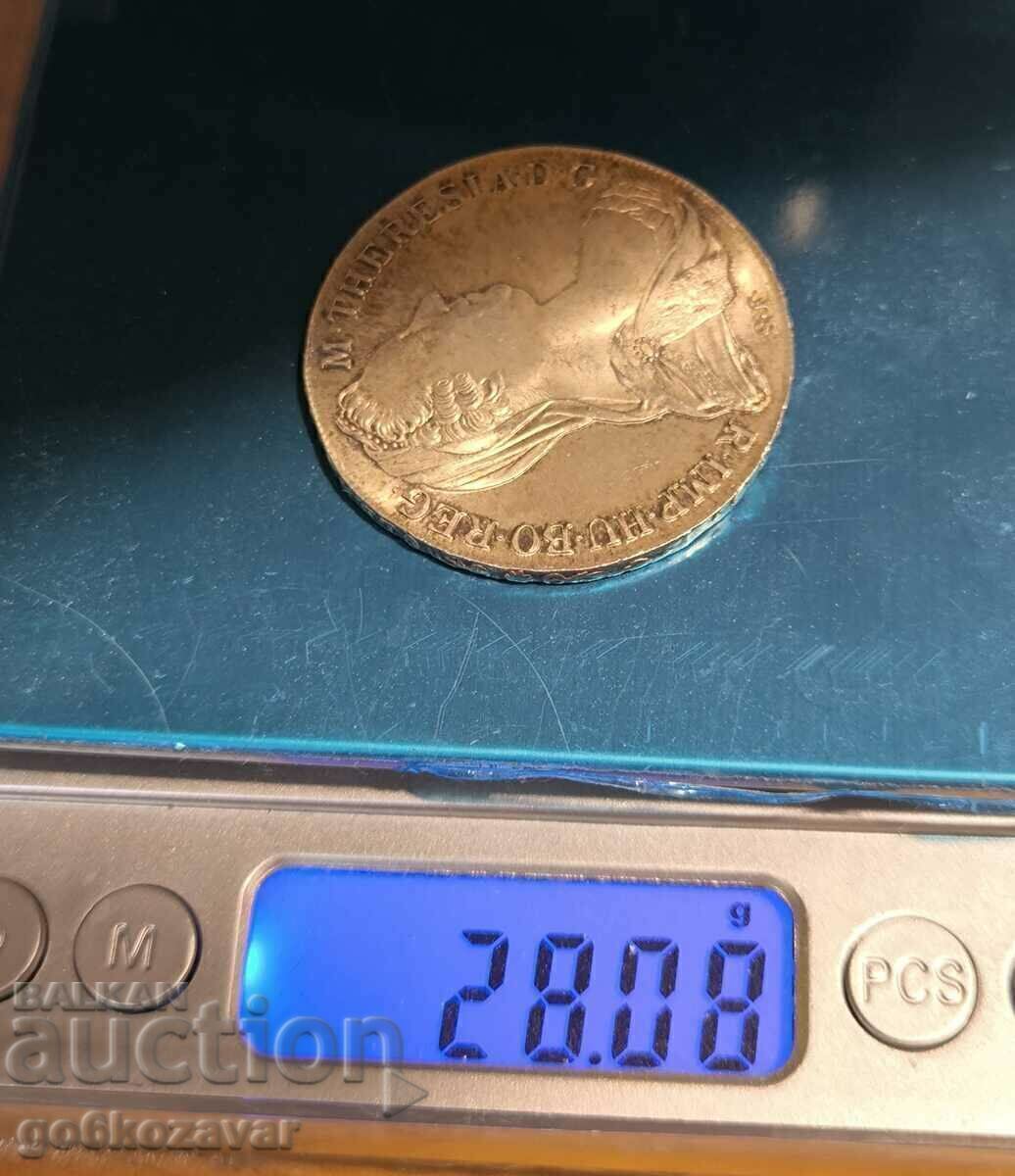 Thaler Austria M. Theresia 1780 Argint UNC! - 7 Thaler Austria M. Theresia 1780 Argint UNC! - 7